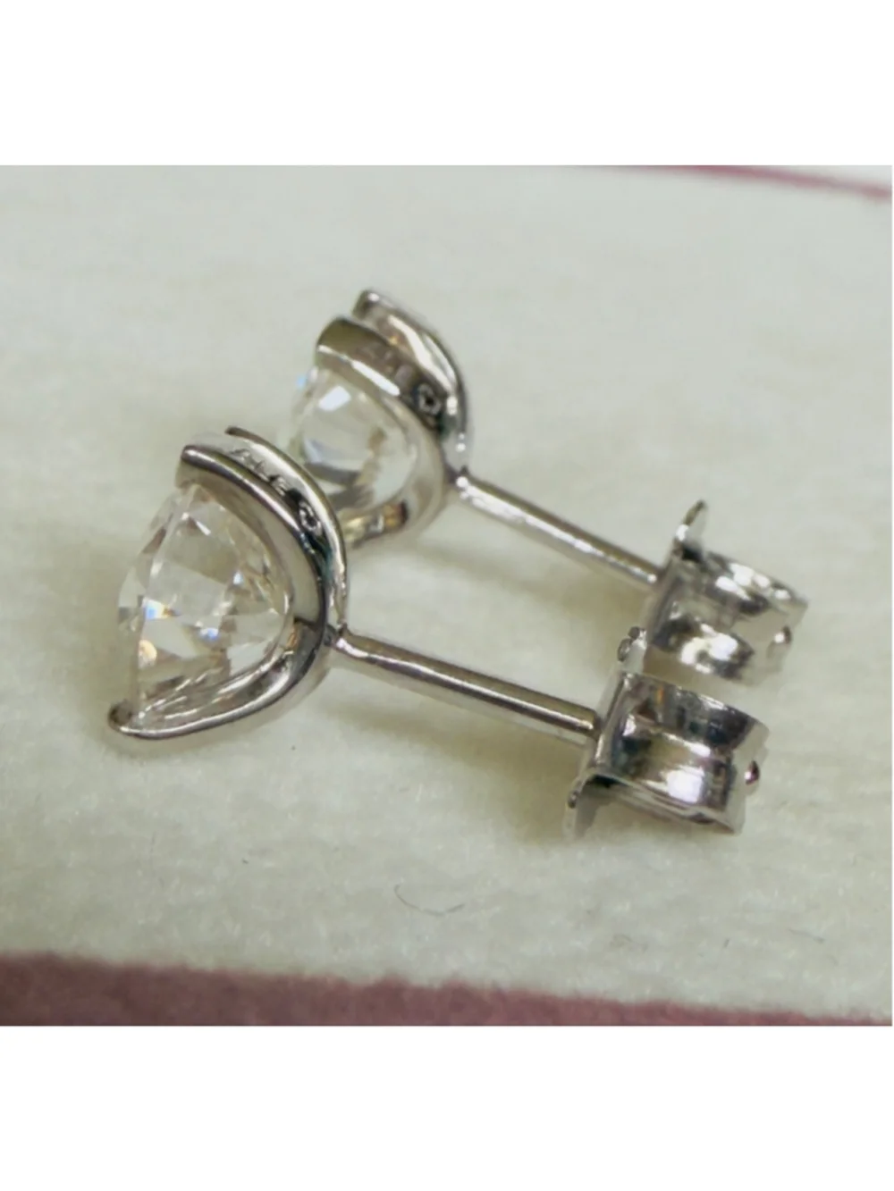 Pandora Nova 14k White Gold Lab-grown Diamond Earrings 1.00ct